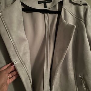 Beautiful grey suede jacket